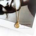 Shangjie Oem Odm Collier Collares de Oro 45 см 6G Seachell Collece Gold Chain Boho Jewelry Gold Shell Shell